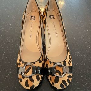 Anne Klein iflex Leopard Pumps/Heels Size 10